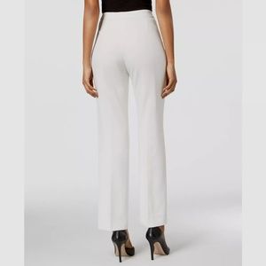 New with tags: Kasper Kate classic fit white crepe trouser pant size 10